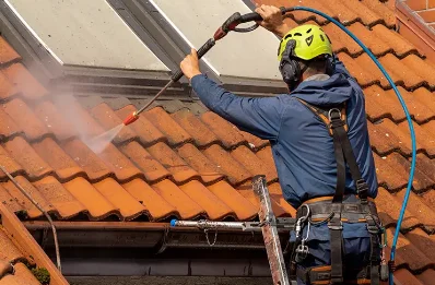 Démoussage et hydrofuge de toiture à Marthille